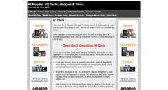 Desktop Screenshot of iqnoodle.com