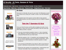 Tablet Screenshot of iqnoodle.com